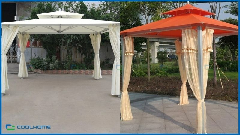 Cấu trúc và thiết kế đặc biệt của nhà lều bạt mái 2 tầng