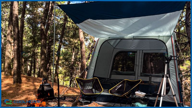 Chi tiết - Lều cắm trại mái che lớn (lều Glamping/lều gia đình)