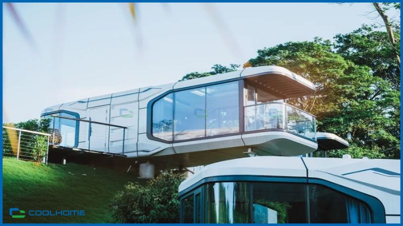 Không gian mở và tầm nhìn không bị chắn giúp tăng trải nghiệm sống