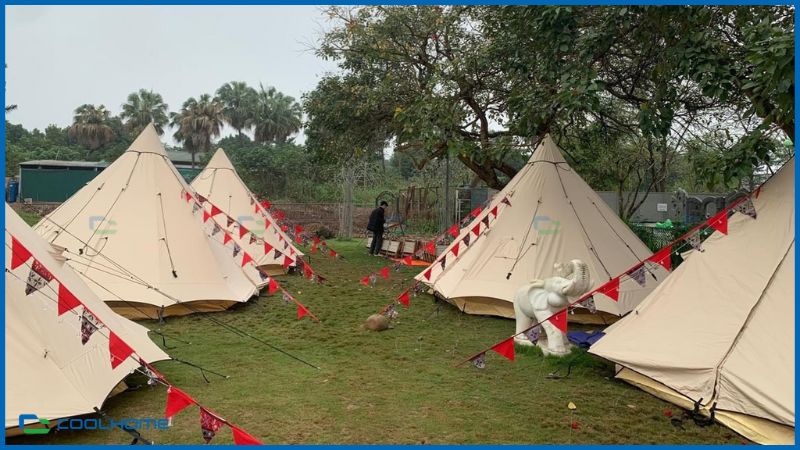Lều glamping là lựa chọn tuyệt vời cho kỳ nghỉ riêng tư nhưng không kém phần thú vị