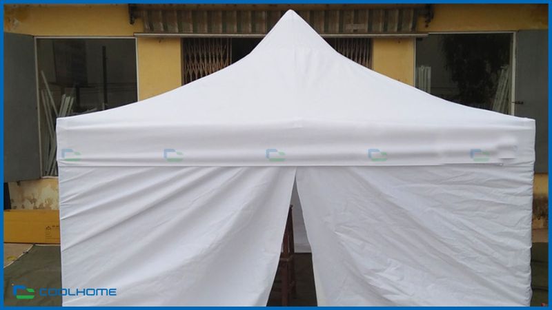 Lều nhà bạt mái cong có vách kín