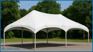 Lều nhà bạt mái cong được thiết kế theo tùy nhu cầu khách hàng