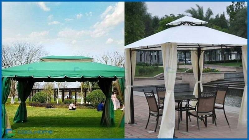 Nhà lều bạt 2 mái với cách lắp đặt và tháo dỡ đầy linh hoạt