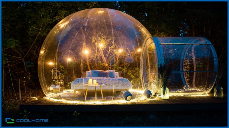 Sản phẩm thông tin Lều Bubble Tent (Lều bong bóng)