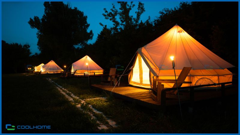 Sản phẩm thông tin Lều Glamping khung cứng cao cấp
