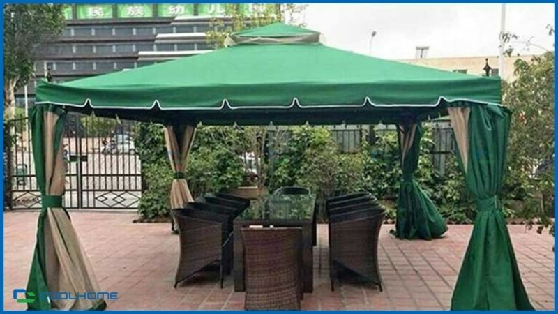So sánh giữa nhà lều bạt mái 2 tầng với nhà bạt không gian