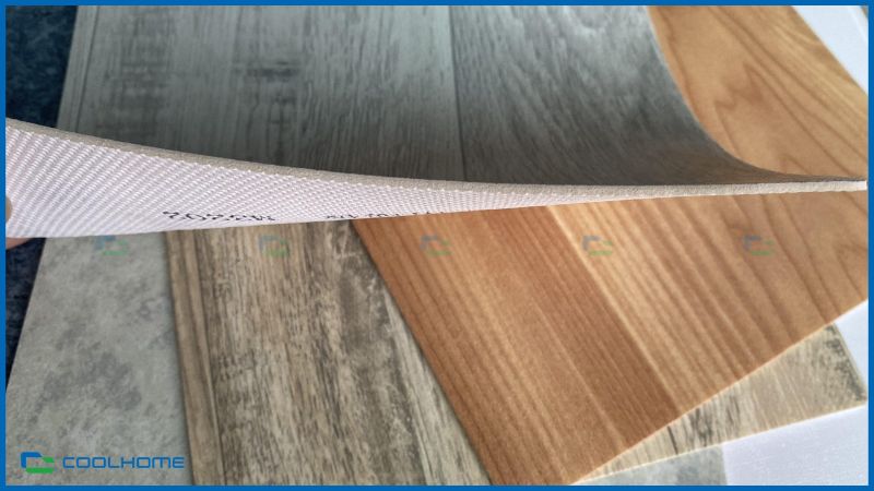 Sàn nhựa vinyl cuộn giả gỗ