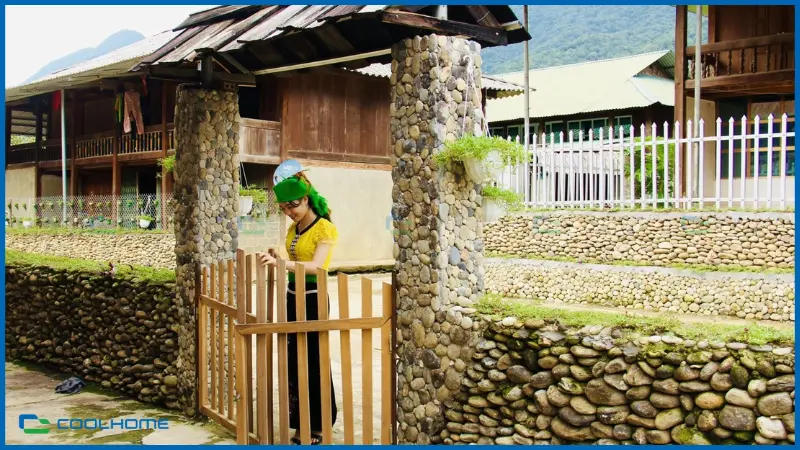 Vẻ đẹp tự nhiên của đá cuội khiến bất kỳ ai cũng bị thu hút khi bước vào nhà