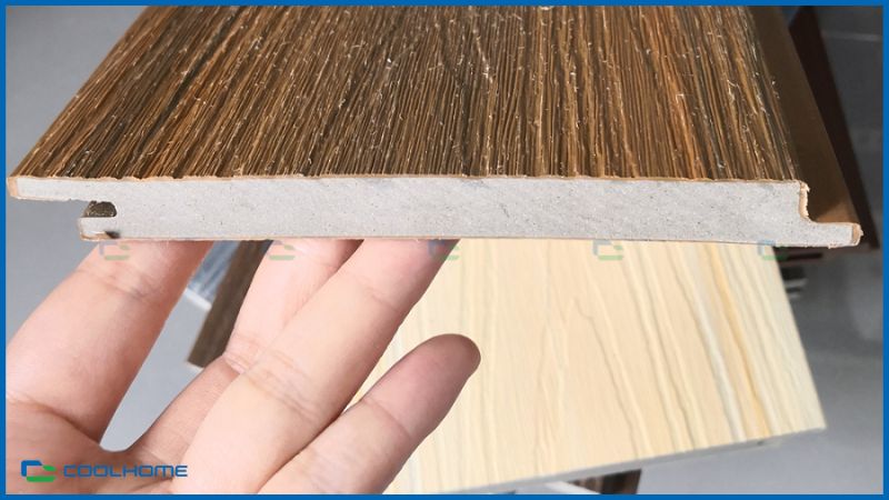 Sàn gỗ nhựa composite có trọng lượng nhẹ 