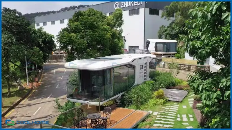 Mỗi căn nhà phi thuyền là một hệ sinh thái khép kết nối giữa người và công nghệ