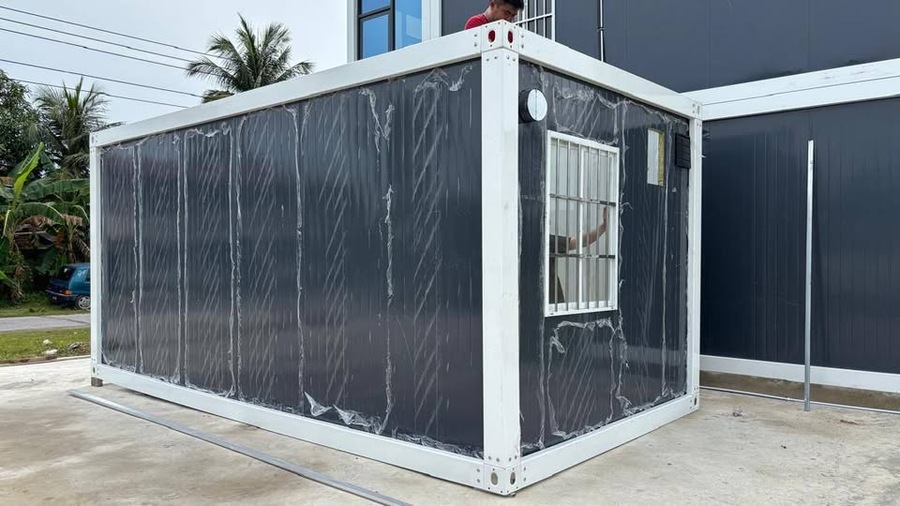 Nhà lắp ghép có phòng làm việc - Prefabricated House With Office không gian đẹp