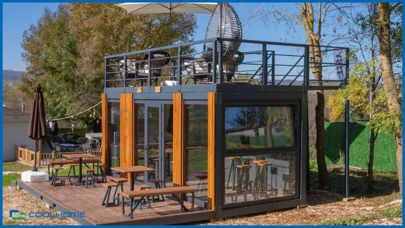 Không gian bên trong có thể bố trí tiện nghi không thua kém nhà xây truyền thống