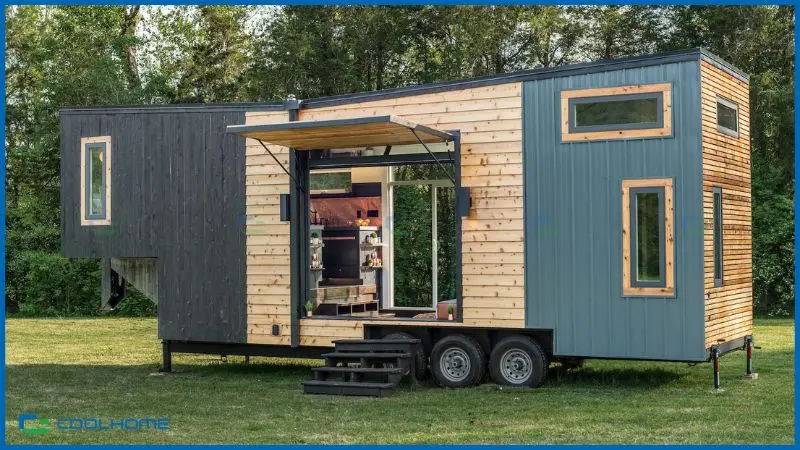 Kết cấu chắc chắn giúp nhà di động ổn định khi gió lớn