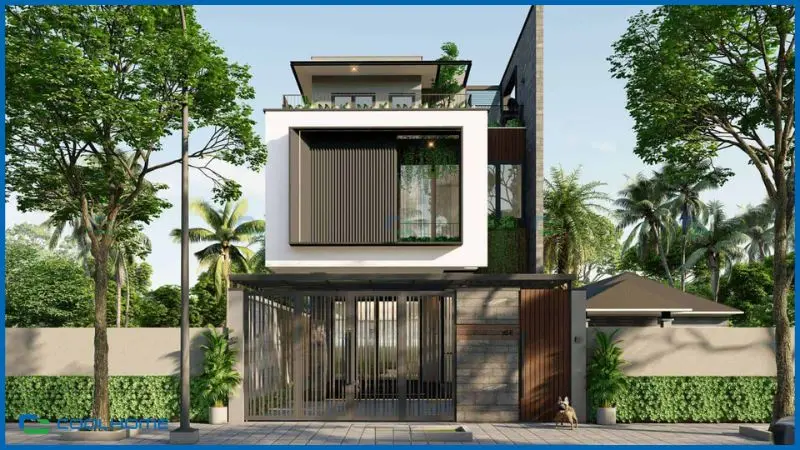 Nhà 2 tầng 1 tum giúp tối ưu diện tích và mở rộng không gian sống hiệu quả