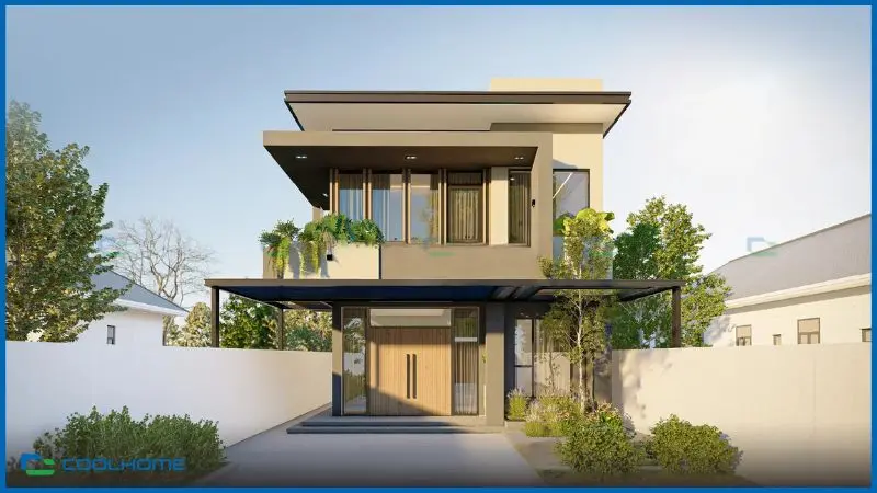 Không gian sống trong biệt thự luôn đảm bảo sự thoải mái và thông thoáng