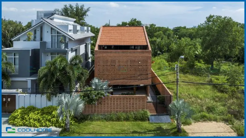 Nhà 2 tầng 1 tum mang lại tính thẩm mỹ hiện đại và phù hợp xu hướng