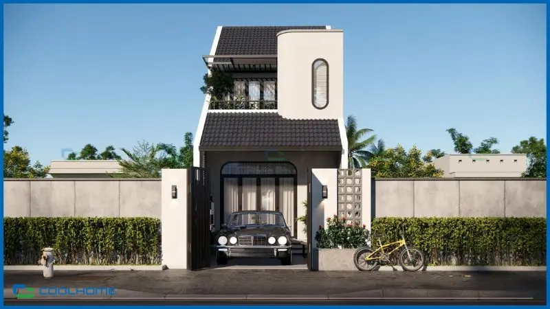 Nhà ống 80m2 2 tầng giúp tối ưu diện tích và đáp ứng nhu cầu sinh hoạt cơ bản