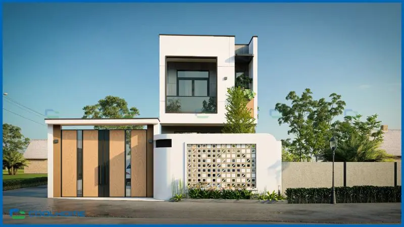 Nhà phố 2 tầng giúp tối ưu diện tích và nâng cao hiệu quả sử dụng không gian sống