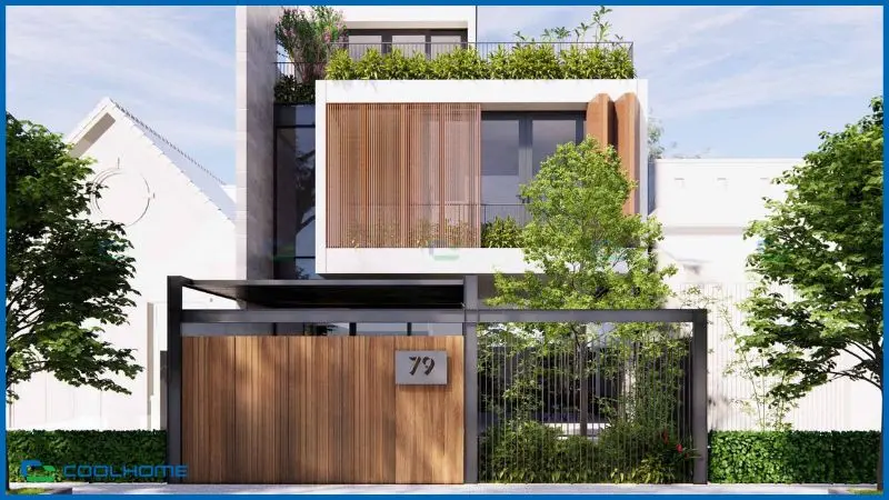 Nhà phố 2 tầng phù hợp với quỹ đất hạn chế tại khu vực đô thị đông dân