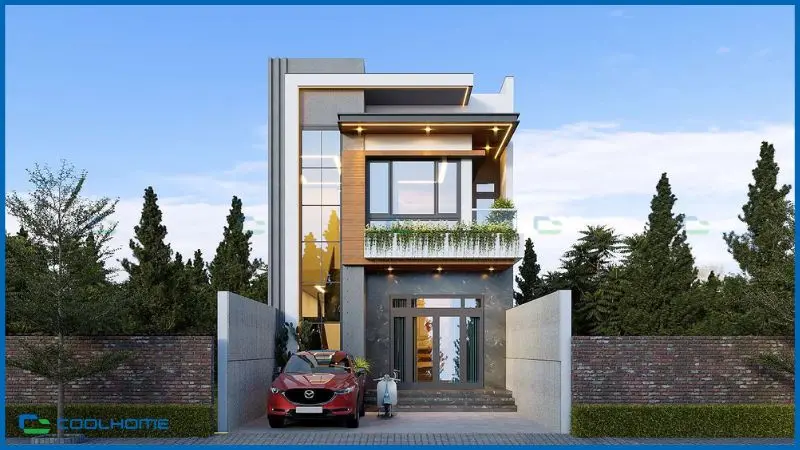 Thiết kế nhà 2 tầng giúp phân chia không gian sinh hoạt rõ ràng và khoa học