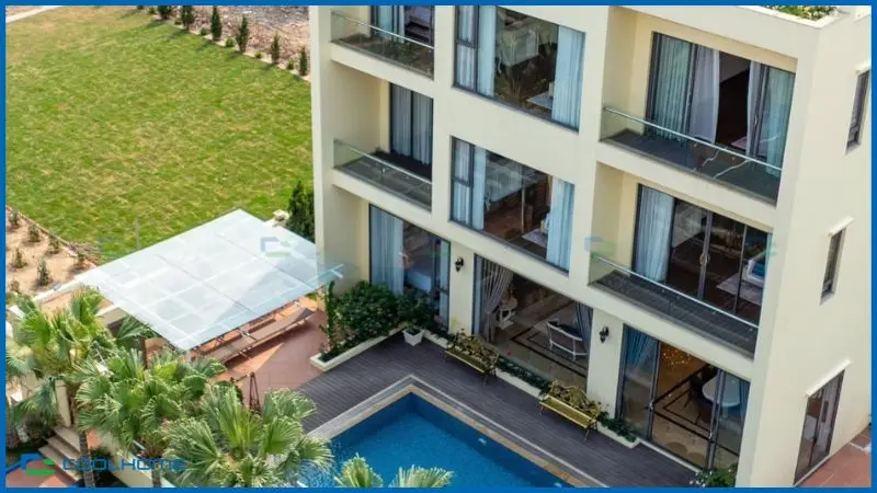 Ánh sáng tự nhiên giúp không gian biệt thự trở nên rộng rãi và thông thoáng hơn rất nhiều