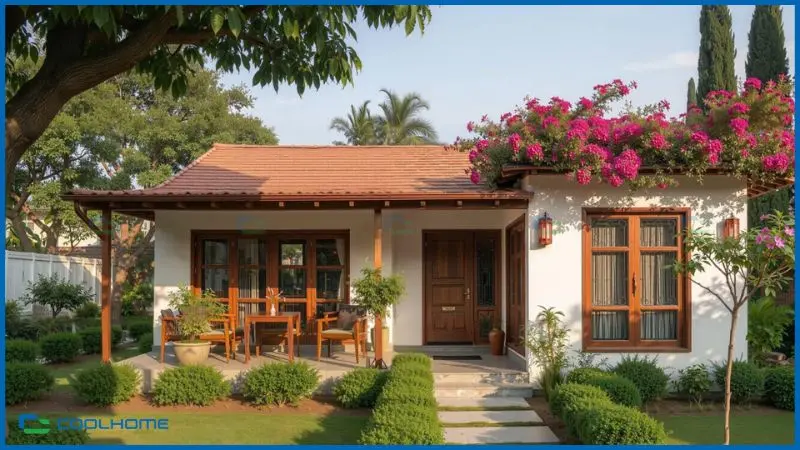 Không gian sân vườn rộng giúp nâng cao chất lượng sống và tạo cảm giác thư thái hơn