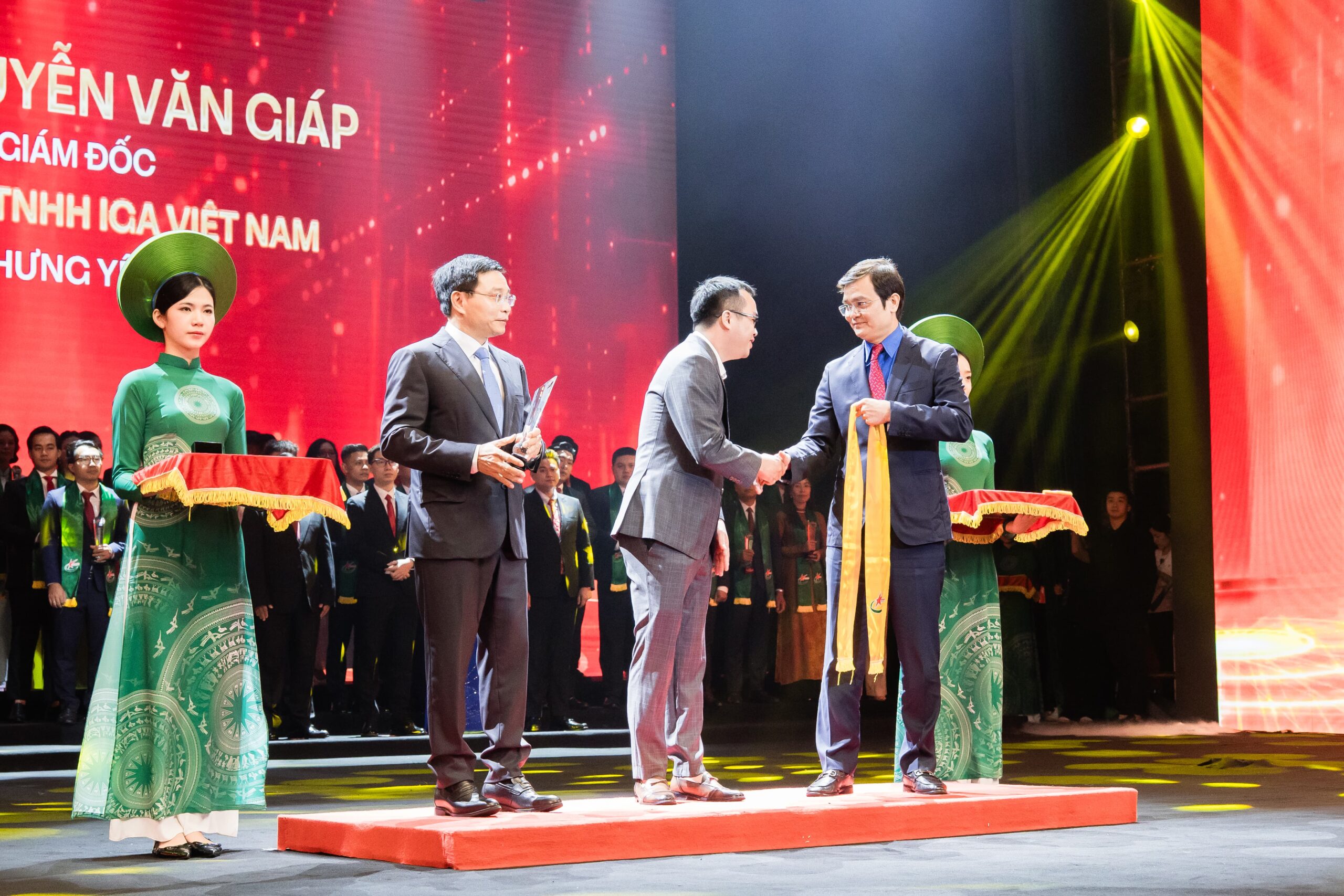 Doanh nhân trẻ Nguyễn Văn Giáp khẳng định danh hiệu đạt được là động lực lớn để IGA Việt Nam tiếp tục nâng cao năng lực quản trị và phát triển bền vững