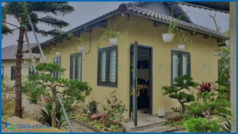 Không gian quán có thể kết hợp hài hòa giữa khu vực trong nhà và ngoài trời