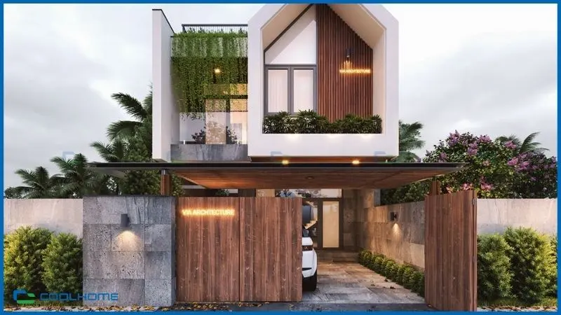 Không gian xanh giúp nhà phố trở nên gần gũi và thoáng đãng hơn