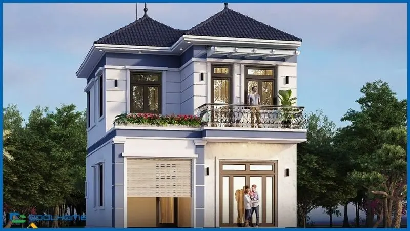 Thiết kế mái Nhật mang đến vẻ đẹp cân đối và hài hòa cho ngôi nhà