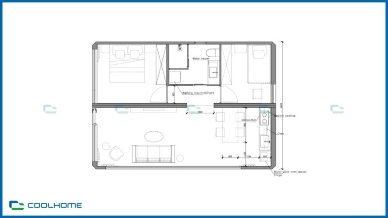 Giải pháp lắp ghép đúc sẵn hoàn chỉnh từ nhà máy, dễ dàng cẩu lắp nhanh chóng cho các khu resort và homestay cao cấp